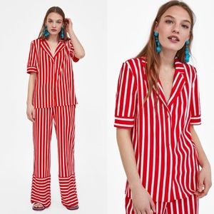 LAST CHANCE 🎪 Zara Red and White Stripe Set